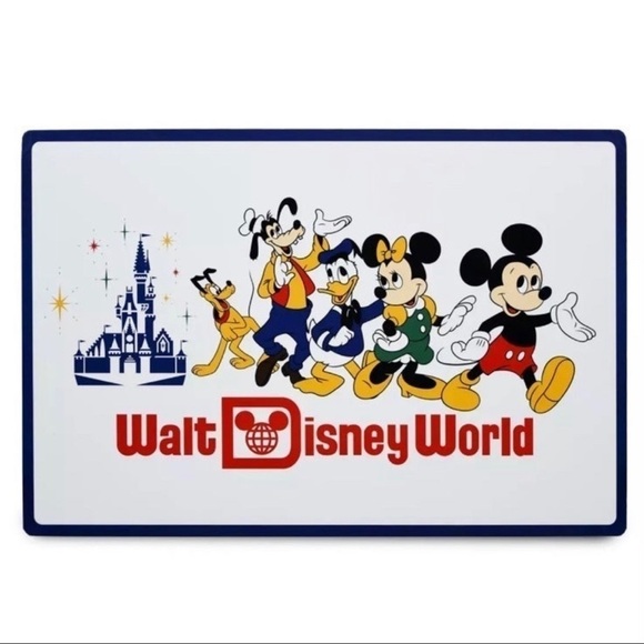 Disney Accessories - Disney Parks Mickey Mouse & Friends Placemat – WDW 50th Anniversary